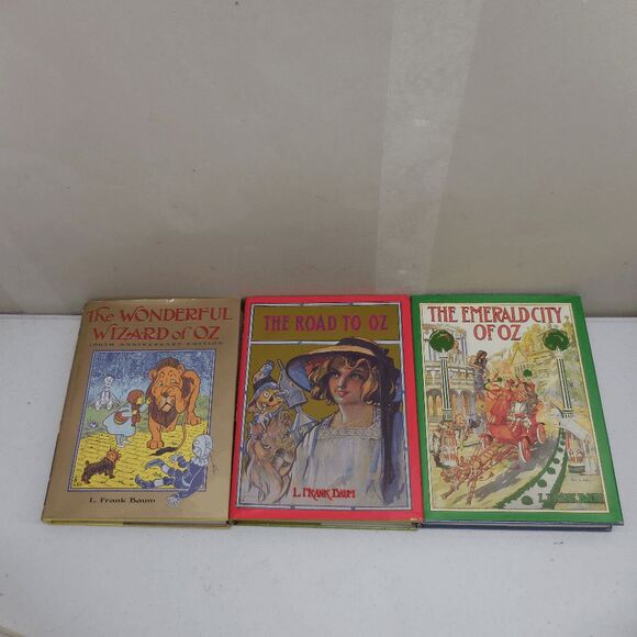 The Wonderful Wizard of Oz Emerald City Road To Oz Book Lot Books of Wonder